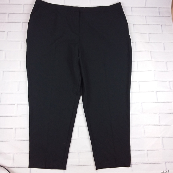 NWT ASOS Women CURVE Dress Pants Black US 22 - Picture 2 of 5